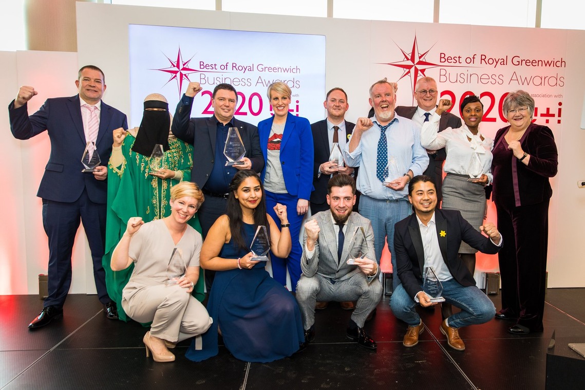 All winners at the Royal Greenwich Business Awards
